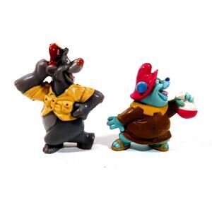 1991 Kellogg's Cereal Disney Figures Lot Baloo Talespin & Tummy Gummi Bears